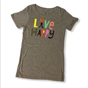 Small gray short sleeve T shirt with graphics